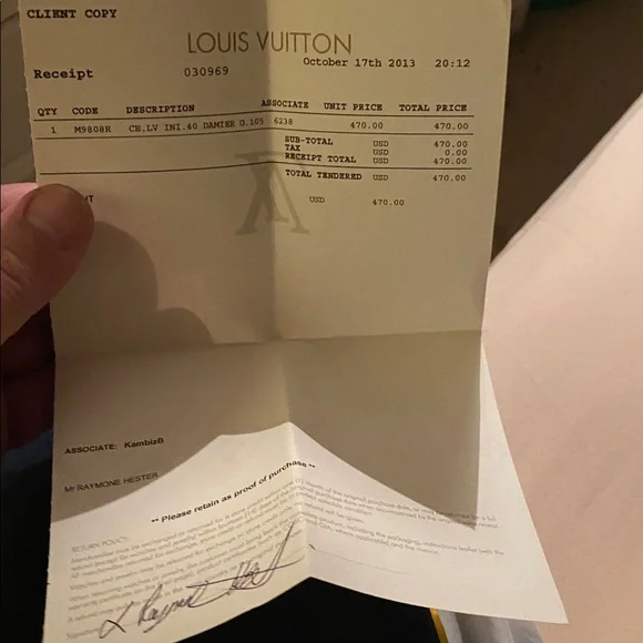 Louis Vuitton Black and Cream Box - Picture 4 of 5